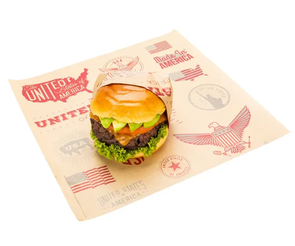 In che tipo di carta sono avvolti gli hamburger?